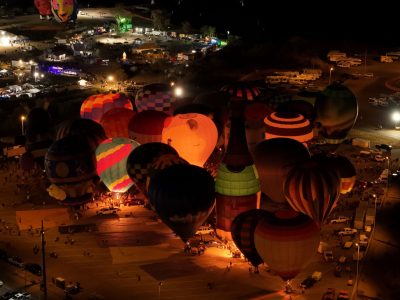 night glow aerial footage in havasu